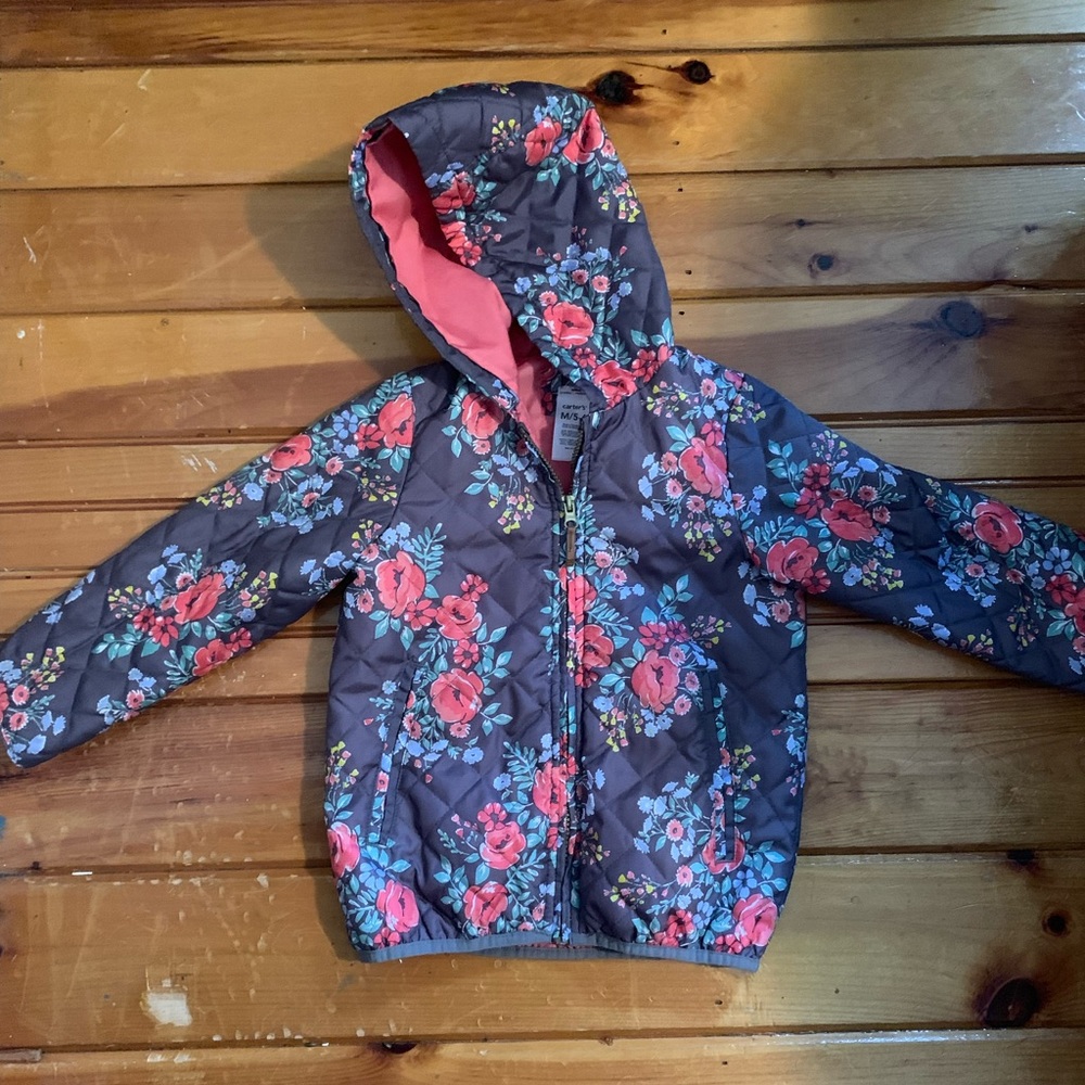 Girl’s lightweight hooded jacket, Carter’s 5/6